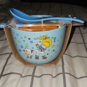 Rainbow Brite Blue Ceramic Bowl Set